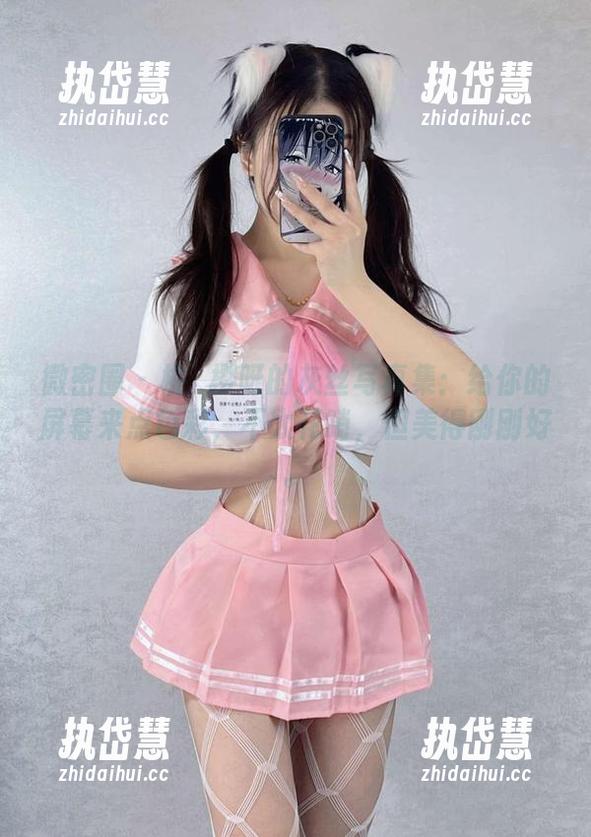 微密圈 - 桃沢樱呀的灰丝写真集：给你的屏幕来点色彩，不太花哨，但美得刚刚好。
