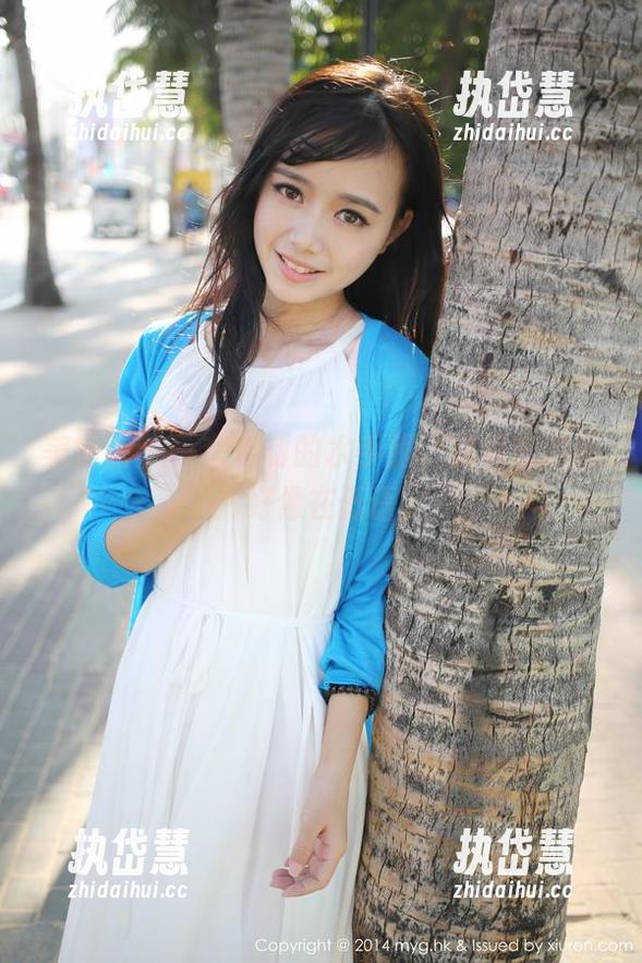 美媛馆 - 一套定制的水手服，崔乖艺的图片好像在低语。